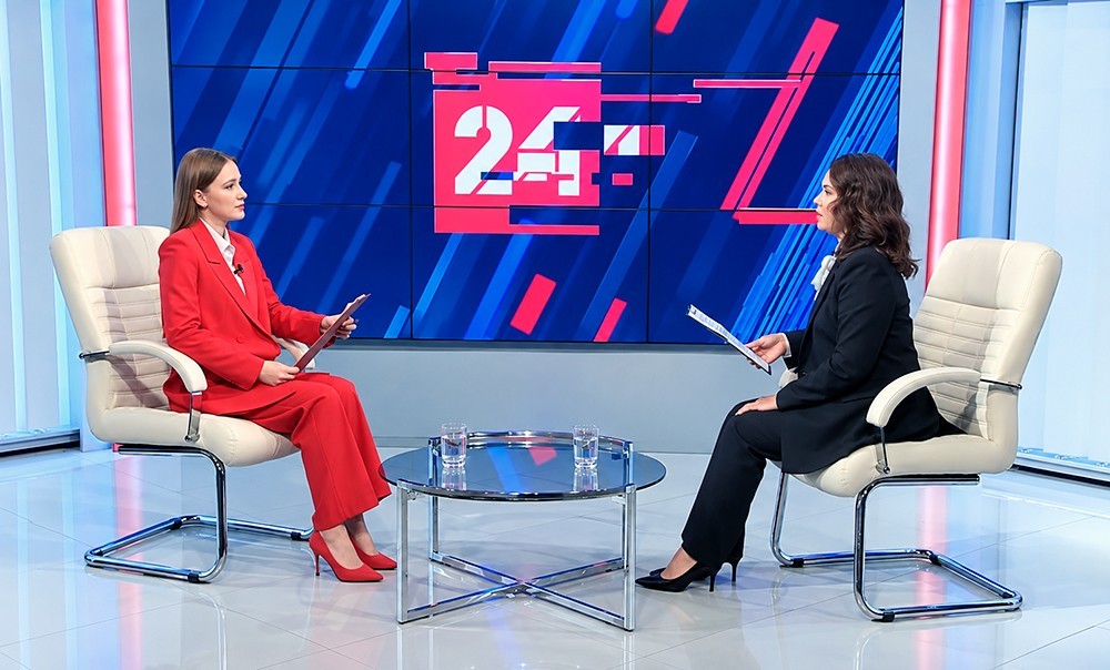 Пульмонолог Гульназ Мухамбетова в эфире Россия 24 